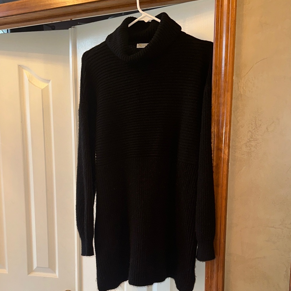 Classic Black Turtleneck Sweater
